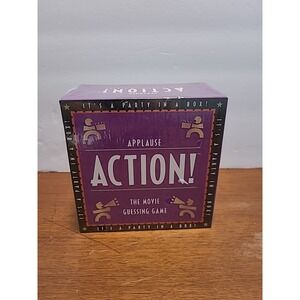 1998 Applause Action! The Movie Guessing Game‎ Big Game Inc New Sealed